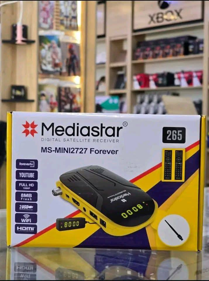 متوفر ستلايت الغزال3737 فوريفر سنة وثلاث اشهر و16برنامج للمشاهدة يوتيوب  معه وسينمانا 
وايضا ستلايت ميدياسترا 2727 فوريفر6اشهر مجاني مع يوتيوب وسينمانا وكثير من البرامج الغزال سعرة40الف مع توصيل  وميديا ستار 2727سعرة مع توصيل 35الف
رقم وتس اب***********
