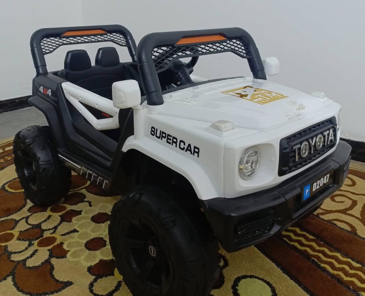 سيارة أطفال مميزة تبحث عن "سائق صغير" جديد! السيارة نظيفة جداً وتعمل بكفاءة عالية.الحالة: [ مستخدمة بسيط].
​المميزات:
​تعمل بشحن الكهرباء (مع الشاحن الأصلي).
​تحكم عن بُعد (ريموت كنترول) + تحكم يدوي.
​إضاءات أمامية. 
​منفذ USB / AUX. 
​سبب البيع:[ كبر عمر الطفل].
​💰 السعر المطلوب:(١٣٠) قابل للتفاوض. 
📍 الموقع: [الفلوجة].
📞 للتواصل: عبر الرسائل الخاصة


**إذا كنت صاحب هذا الإعلان وتريد حذفه لأي سبب، رجاءا أرسل رسالة إلى الدعم الفني**