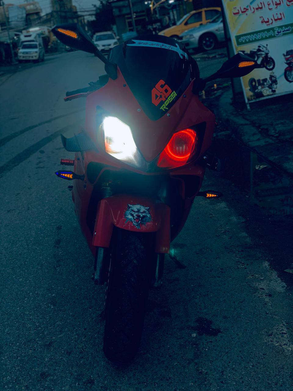 سلام عليكم F4i 600 كفالة دراجة تخبل مكينة صافية تسارع يخبل منضومة زينونون لدات اشاير مرايات تايرات جدد اجنحة كاربون فايبر اكزوز راجمة حماوة 82 اعلى شي وصل تجي طفي البنكة تصعد حماوة 118 طفي شغل الف مرة دراجة لگطة سعر 24 بيها شي بسيط مكانها بغداد سريع محمد القاسم قرب شركة تويوتا *********** وكل الهلا
