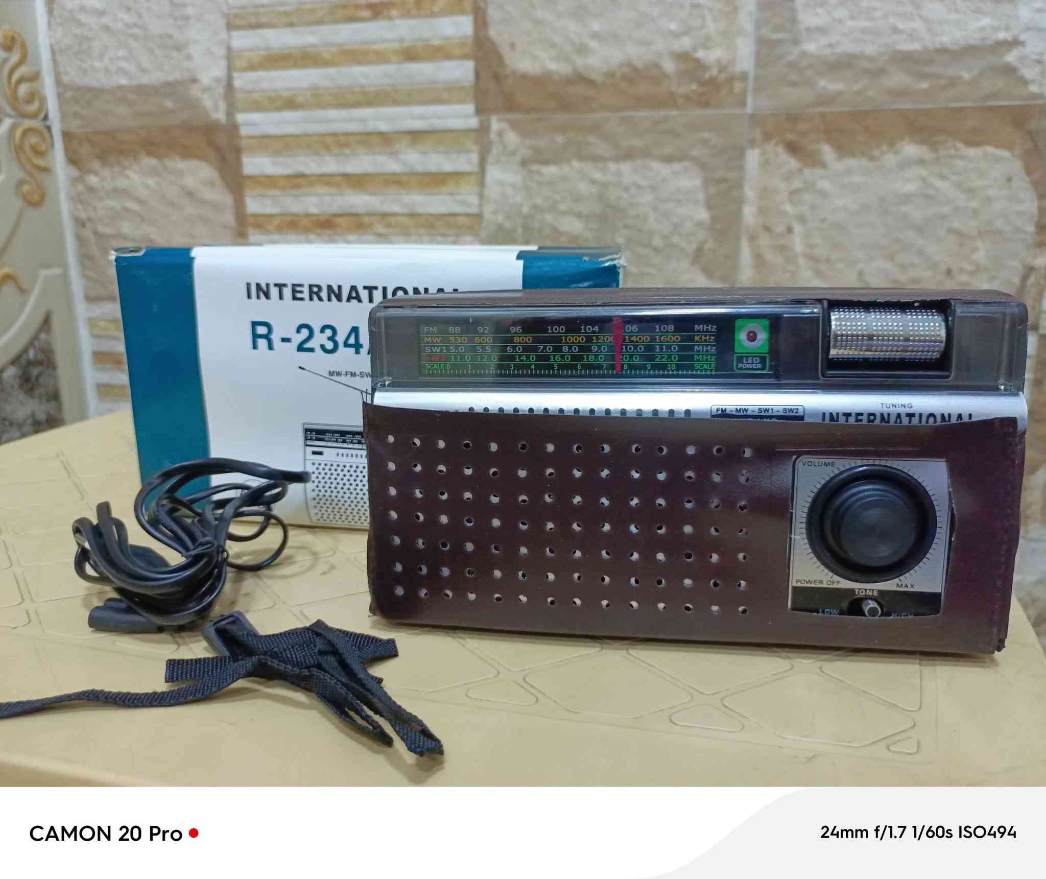 جهاز راديو أنتر ناشونال صيني الصنع درجة أولى ابو الجلد بالباكيت مع ملحقاته للبيع وتوصيل موجود


**إذا كنت صاحب هذا الإعلان وتريد حذفه لأي سبب، رجاءا أرسل رسالة إلى الدعم الفني**