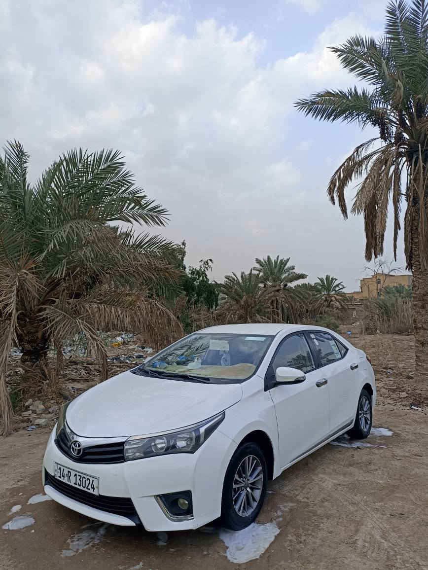 كورلا 2015 خليجي رقم بصرة دولي بأسمي تحويل مباشر محرك كير جاهزة السيارة بيها بارد وبيها صبغ داير الخلفي الايمن طخة بسيطة وتكحيل بالباب واضحة بالصور مواصفات Xli
محرك 2.0
ويل كب
دسك امامي خلفي
ABS مانع انزلاق
حساس خلفي 
شاشة كامرة 
ارضية جلد
تحكم ستيرن 
السيارة جاهزة السعر 135 للاستفسار *********** البصرة, العراق
