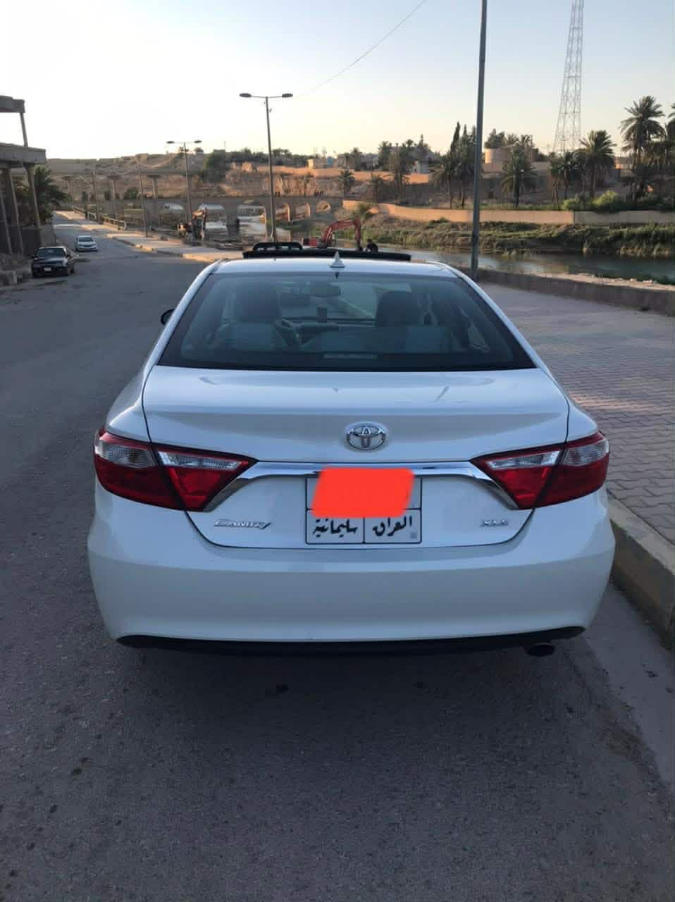 السلام عليكم
كامري 2017
وارد امريكي
فئه xli
فول مواصفات
ضرره بنيد بدون دواخل
بصمه تشغيل
فتحه سقف
كشنات كهرباء
كشنات تدفئه
كشنات جلد
سياره فول مواصفات
رقم سليمانيه شرط التحويل
ماشيه 140,000km
سياره جديده 
سعر 175 ورقه وبيه مجال
مكان سياره الانبار حديثه
***********
