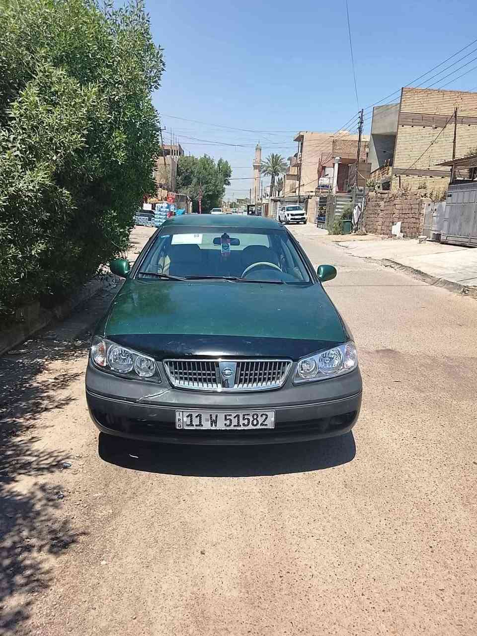 سلام عليكم نيسان سني ياباني موديل 2002 سياره بيه بس مصبوغه عام الجماليه بدون ضربه بدون تبديل كير ومحرك بلاديات  كير اتوماتيك مكفول محرك يبخر بيع محرك كايم سياره شغاله وتمشي تبريد ثلج تخم تايرات جديد غرفته حلوه كهربائيات كله شغاله تحويل ثاني يوم غرمات مصفره رقم بغداد جديدمكان البياع ا السعر ٥٧ قفل ***********
