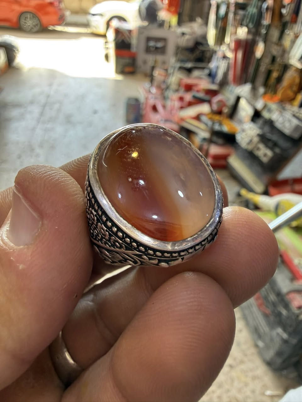 محبس يماني زعفران / صياغة عارف
***********
