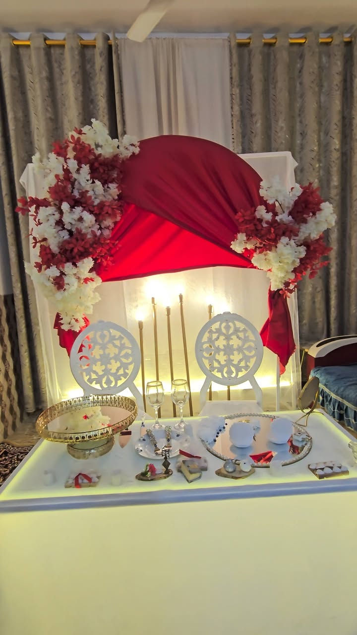 ✨ لأن مناسبتك تستاهل ✨
تحلم بعرس يخبل؟
أو عيد ميلاد يجنن؟ 🎉
احنا نوفرلك:
✅ كوشات أعراس فخمة وملكية
✅ كوشات أعياد ميلاد عصرية وترند
✅ تنسيق ألوان يسرق العين
✅ شغل نظيف – ترتيب احترافي – لمسة تميّز
📸 نخلي مناسبتك تنحفظ بالصور والذكريات
💎 الذوق علينا… والفرحة عليك
📞 للحجز والاستفسار راسلنا خاص او على الواتس *********** 
⚠️ الأماكن محدودة بغداد فقط
