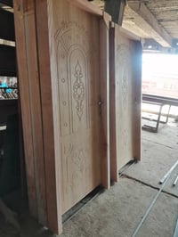 أبواب خشب جاوي • أبواب PVC • الرفاعي الحي الصناعي