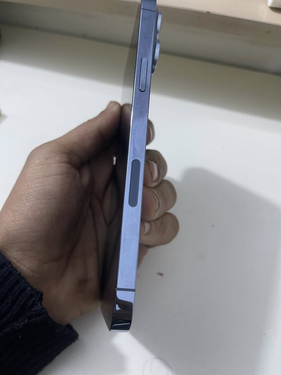 13 برو ماكس 
شرق اوسط
 ذاكره 256 
لون بحري 
بطاريه86
نظافه 100/100 
مكفول من كلشي وين متريد افحص 
سعر 750 وبي مجال 
مكاني بابل ***********
