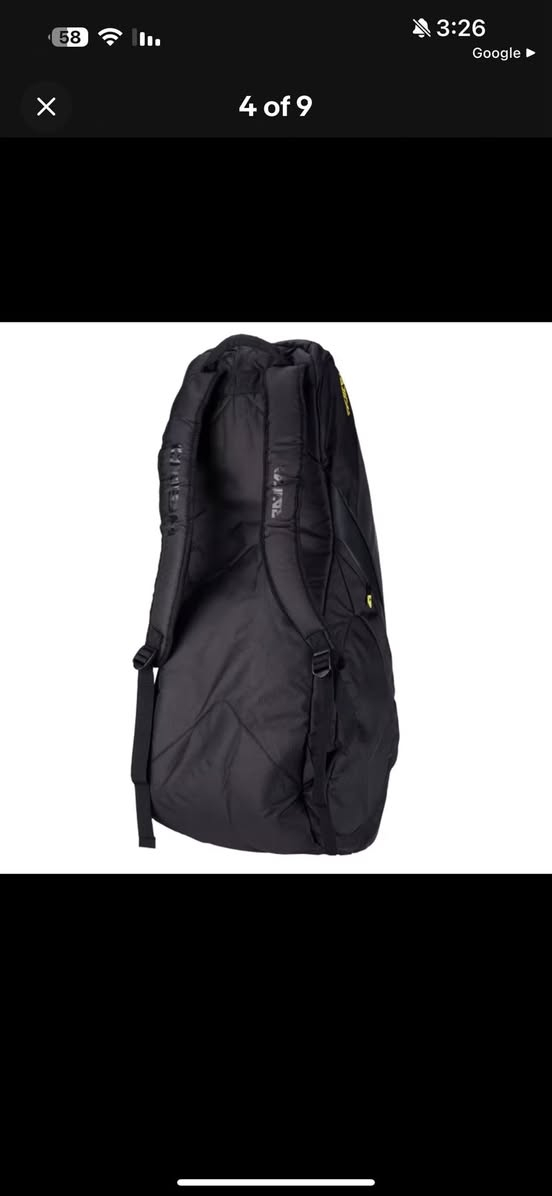 Genuine HEAD 6 Pack Tennis Bagb Black Radical25th Anniversary 
Limited Editio Bag

حقيبة تنس أصلية من هيد، مضارب 6 قطع، حقيبة راديكال سوداء، إصدار محدود بمناسبة الذكرى السنوية الخامسة والعشرين

السعر 125 الف


**إذا كنت صاحب هذا الإعلان وتريد حذفه لأي سبب، رجاءا أرسل رسالة إلى الدعم الفني**