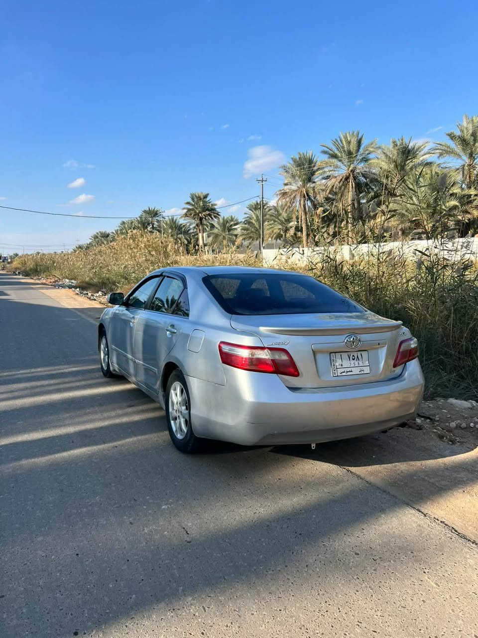 للبيع او مراوس كامري 2007 GLX
سياره صبغ عام 
جاهزه ومرتبه نقص فقط تبريد 
مكان كربلاء الحسينيه 
السعر 78 بيه مجال بسيط 
رقم صاحب السياره ***********
