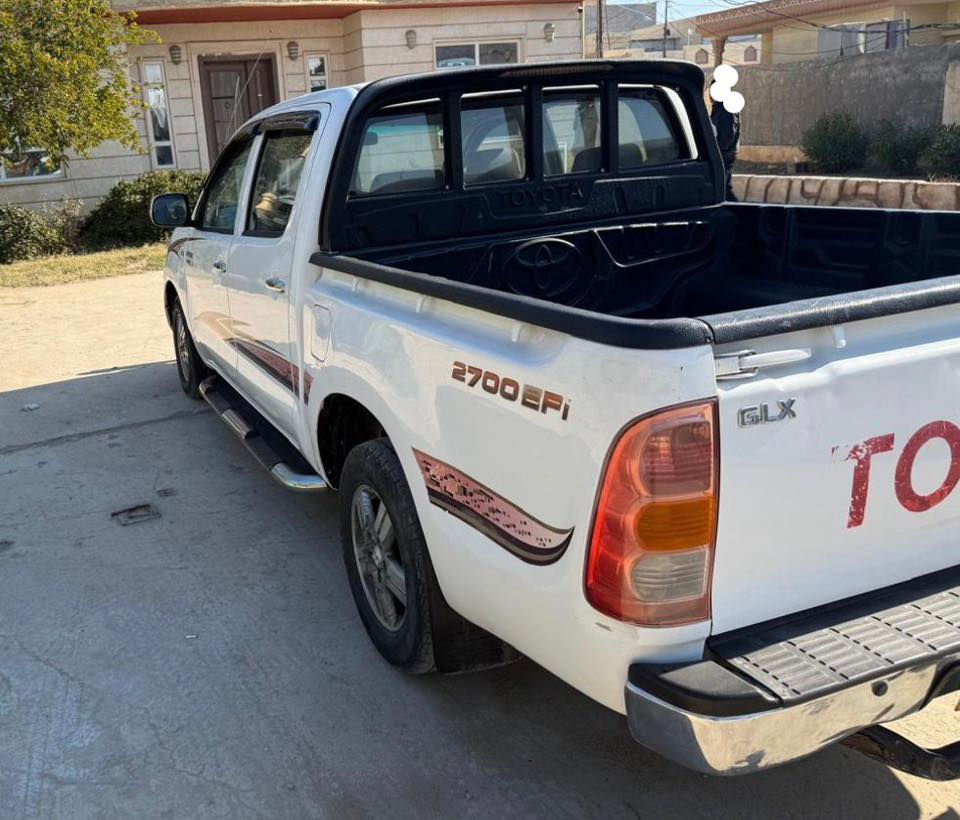 السلام عليكم تيوتا هايلوكس 2009اوتو ماتيك بدون صبغ سعر 165 هاتف *********** مكان السيارة تكريت
