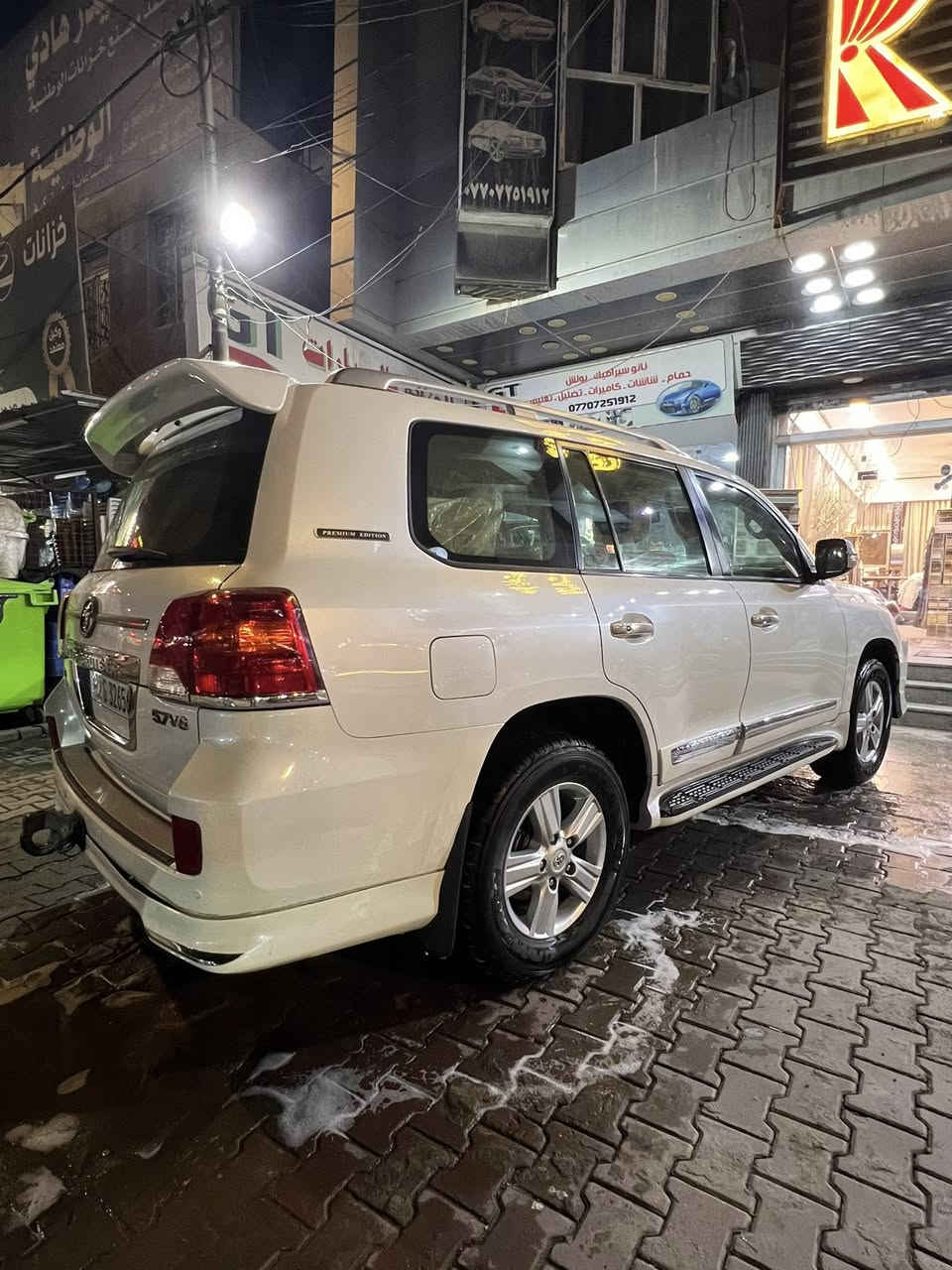 السلام عليكم للبيع لأندكروز موديل 2014
معروضه (390 )او بيها مجال VXR رقم اربيل الجديد دولي بسمي تحويل ثاني يوم مكفولة كفاله عامه
فول مواصفات 1/1
حساس امامي
حساس خلفي
بصمه تشغل
بصمه اوبواب
فتحه سلايت
كشنات جلد اصلي
كشن كهرباء اتلاث حركات
محرك V8 
تشغيل عن بعد
8 ايرباك 
زراكات لايت 
مري شفط و قلاب 
مثبت سرعه 
سبعه راكب 
ثلاث قطع تبريد 
تحكمات ستيرن كامله 
4كامرات 
مطفايه حريق 
وباقي مواصفات معروفه. 
اللاستفسار على رقم *********** خاص  مغلق 🔏
