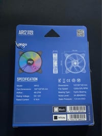 مروحة تبريد • Aigo AR12 • ١٢٠×١٢٠×٢٥ مم