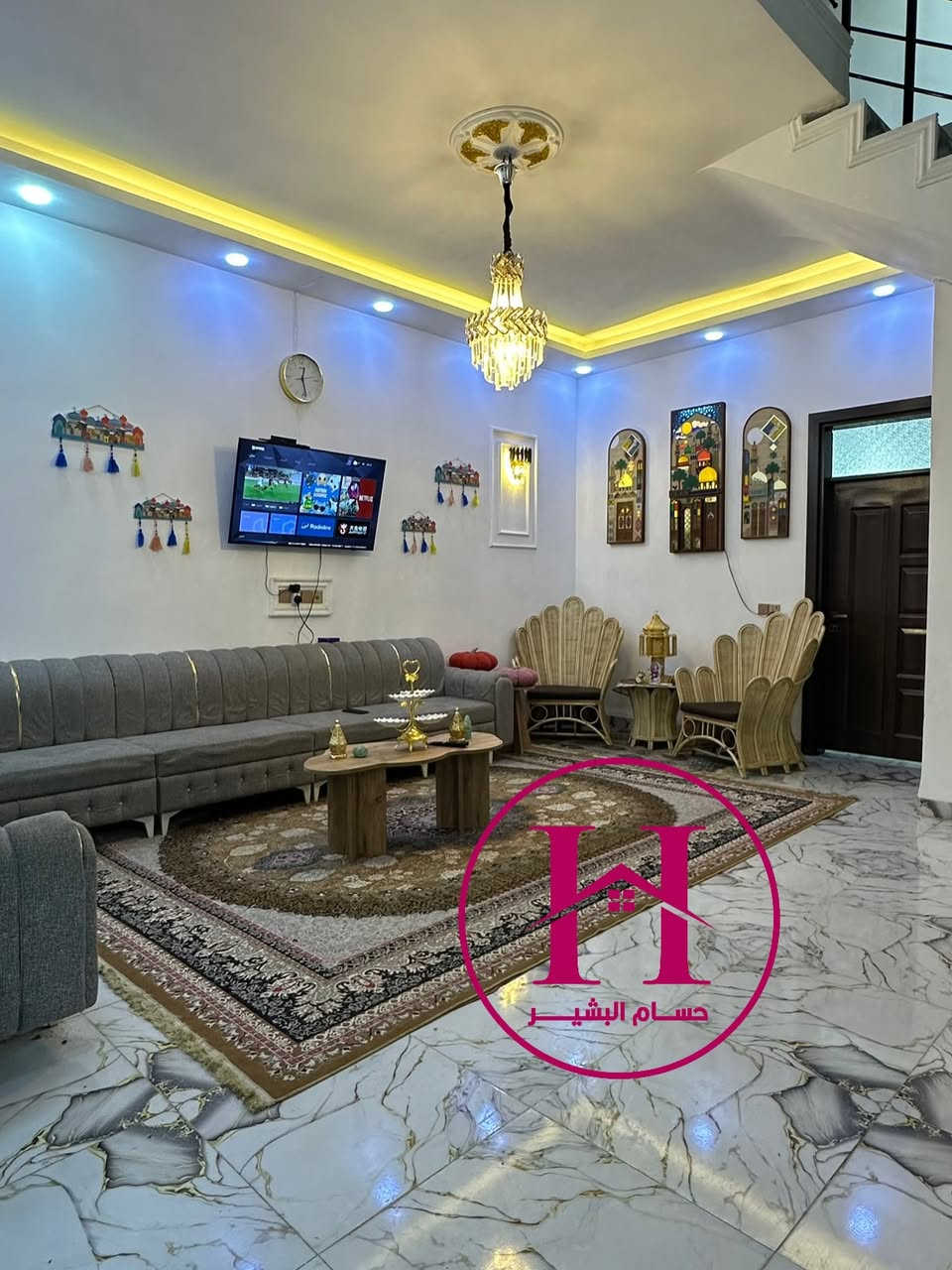 عقار للبيع 

الموقع حي الدوانم بالتحويل 

المساحه 150 متر طابقين 4 غرف نوم

الأستفسار الأتصال على الرقم 
***********. او مراسلة الواتس اب 
سيكون الرد على الجميع عنوان المكتب 
سامراء حي الخضراء مجاور سبلاش 
#بأدارة_حسام_البشير_
