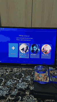 السلام عليكم بلاي 4 سليم النظافه 100% الجهاز وياه ثلاث سيديات فقط ما ابي جواسيكات السعر 300,000 الجهاز نظيف وبالعافيه علي ارضي عنوان ابو غريب المهندسين***********
