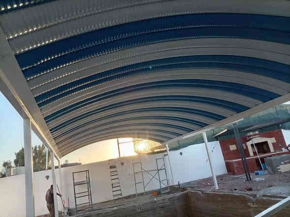 تم بعون الله عمل سقيفه في منطقة ابو غريب ونشكر كادر مكتب الصادق سعر المتر 23الف ***********
