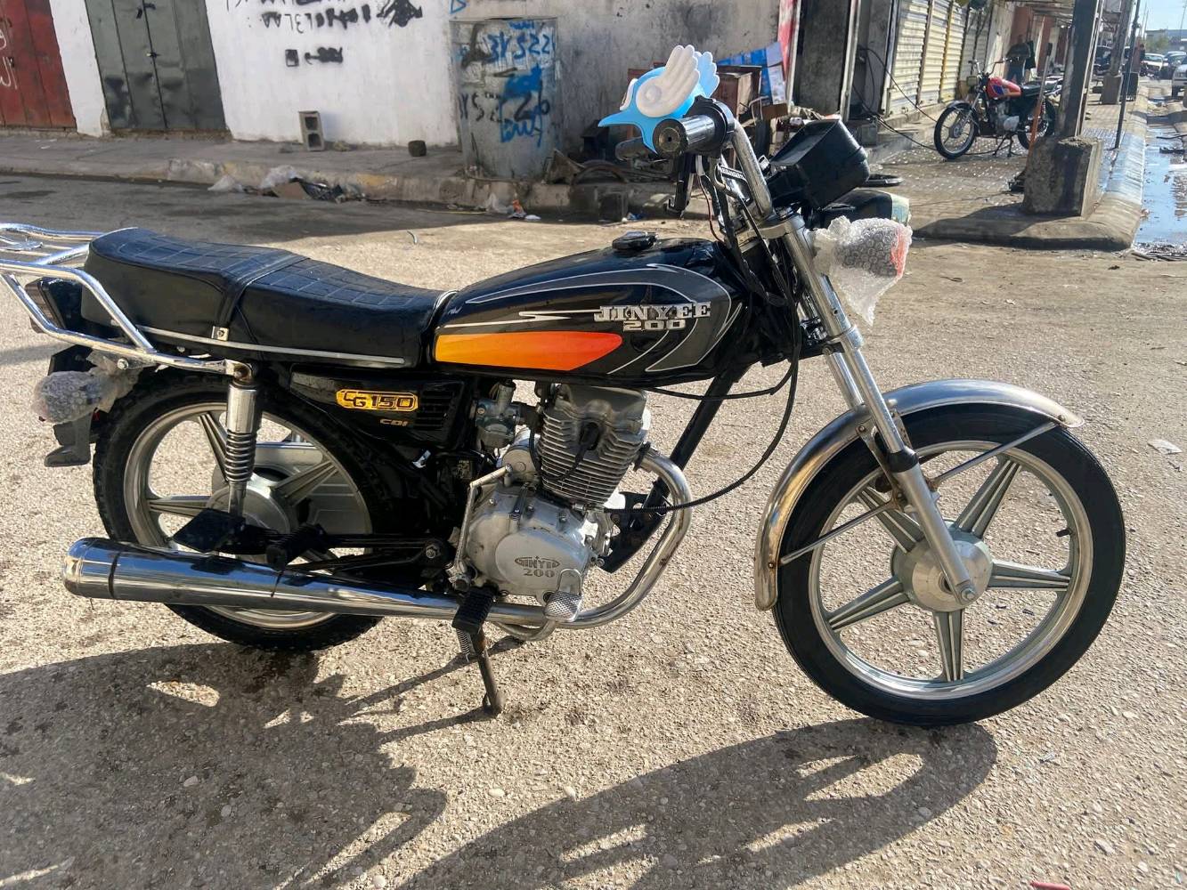 دراجه جني موديل 2018 محرك 200 وياه 6اوراق اصولية كمرك راجه مابيها اي نقص كامل كهربائيات فول سلف نكره عنوان ديالى جلولاء