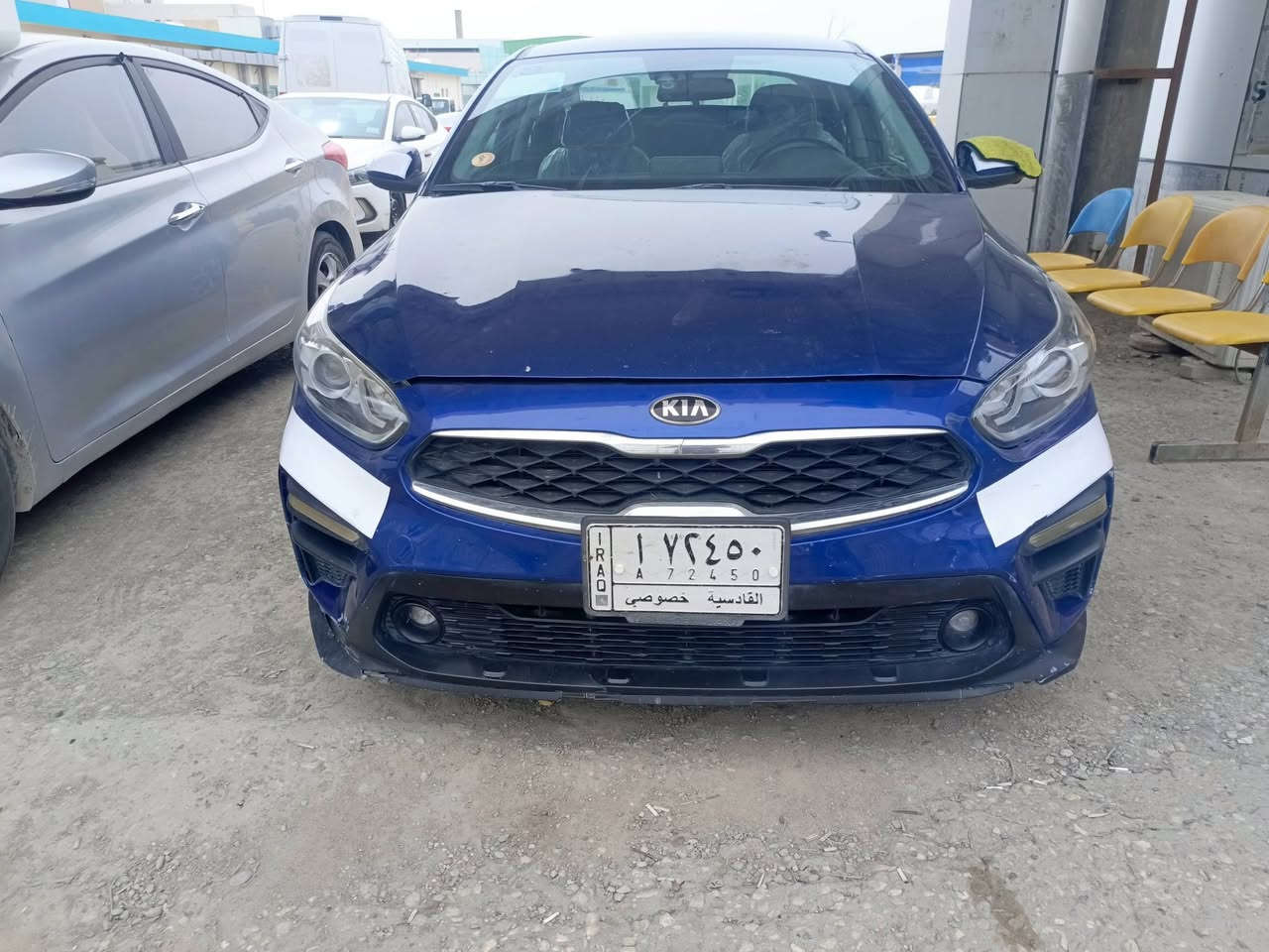 ياالله السلام عليكم كيا فورتي موديل ٢٠٢١ معوقين قادسيه ضربه بالوجه البنيد معمر نفسه بدون تبديل  السعر ١٣٠ مكان ذي قار مركز ***********

