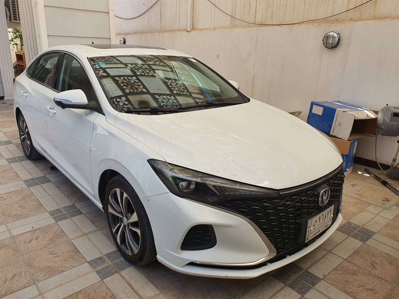 ​شانجان إيدو بلس (Changan Eado Plus)
موديل 2022 موديل S
​محرك 1.4 لتر تيربو اربعة سلندر طيارة
​كير أوتوماتيك 7 سرعات 💫
​ماشية 116الف كم
​الاضرار الخارجية موضحة بالصور
​بصمتين
تشغيل عن بعد
دخول ذكي
​شاشة معلومات ترفيهية باللمس
شاشة عدادات رقمية
​فتحة سقف 
​كراسي جلد فاخر قرمزي
 تحكم كهربائي في الكراسي الامامية
​إضاءة LED كاملة (أمامية وخلفية) 
​
​تبريد ممتاز جداً (ثلاجة) جاهز للصيف
​مثبت سرعة، حساسات، فرامل ABS، إيرباغات متكاملة وسلمية
دواخل نظيفة جدا 
كير بحالة الوكالة 
مكبنة مجفتة قبل اسبوع بسبب مشكلة بالمروحة وصلحتها الحمدلله
​السعر: 110 ورقة وبيها مجال طيب
السيارة اصولية وباسمي
عليها غرامة وحدة اني ادفعها قبل ما ابيعلك
​مكان المعاينة: النجف الاشرف 
​للاستفسار والتواصل *********** واتساب فقط او ماسنجر
