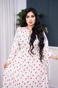 دشداشة كلوش • كشمير • فري سايز ١١٠ كيلو