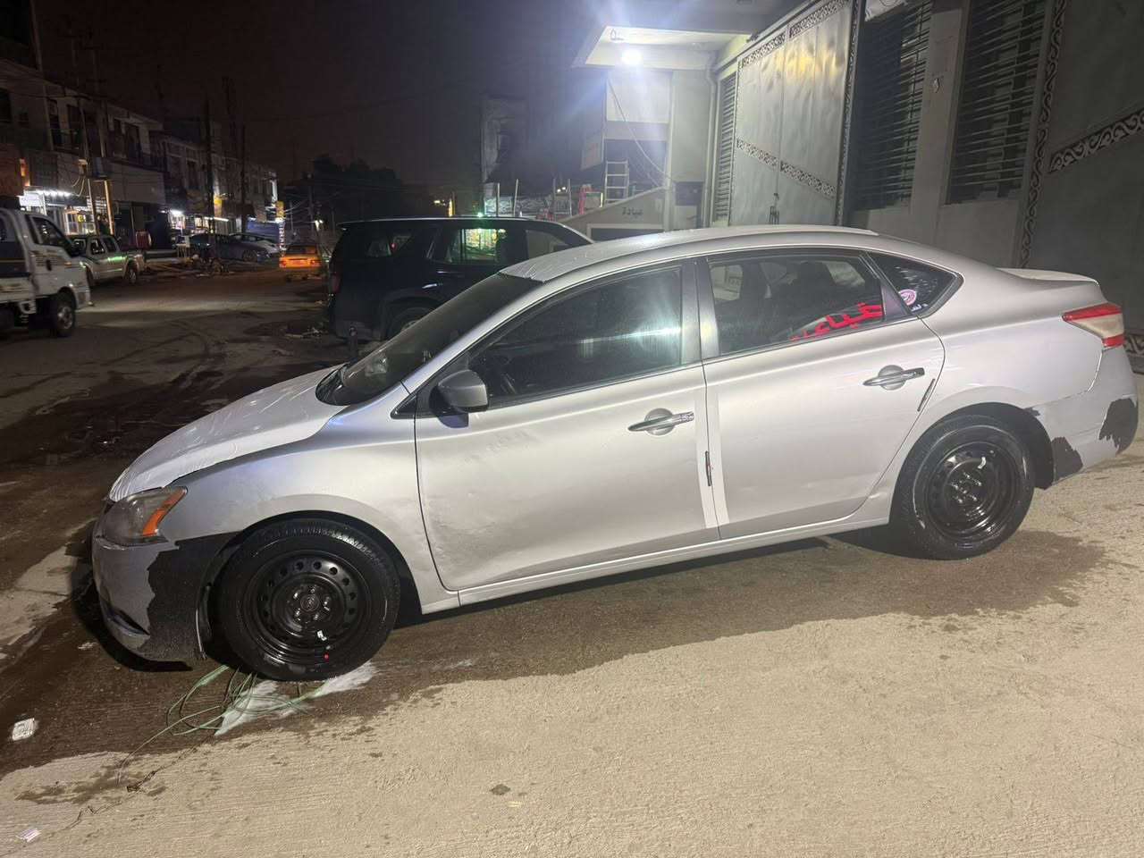 سلام عليكم نيسان سنترا ٢٠١٥ حادثها حوض ومسحوب بدون كص وحار بدون صبغ بيها بارد وبيها خربطة بلنمر دعاميات يرادلهم صبغ مكشرات مكينة مكفولة بسمي سيارة صدر نضيف تايرات نضيفه *********** مكاني كرادة سعرها ٨٠
