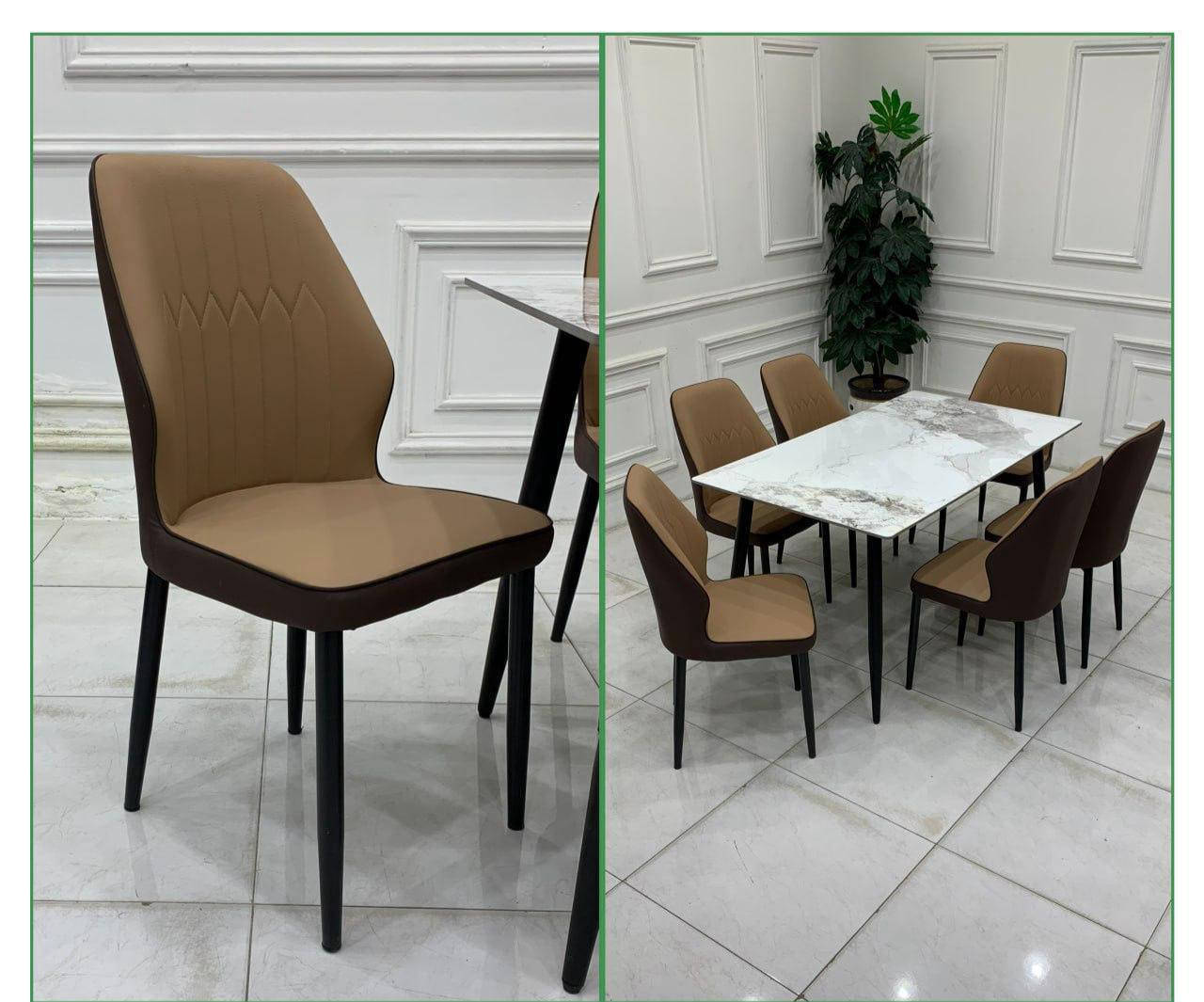 ميز طعام 6 كرسي كشنات جلد لونين والسطح مرمر بورسلين الارجل حديد  و 4 كرسي 
للحجز والاستفسار يرجى مراسلتنا عبر الصفحة الرئيسية 
متوفر توصيل جميع المحافظات العراق


**إذا كنت صاحب هذا الإعلان وتريد حذفه لأي سبب، رجاءا أرسل رسالة إلى الدعم الفني**