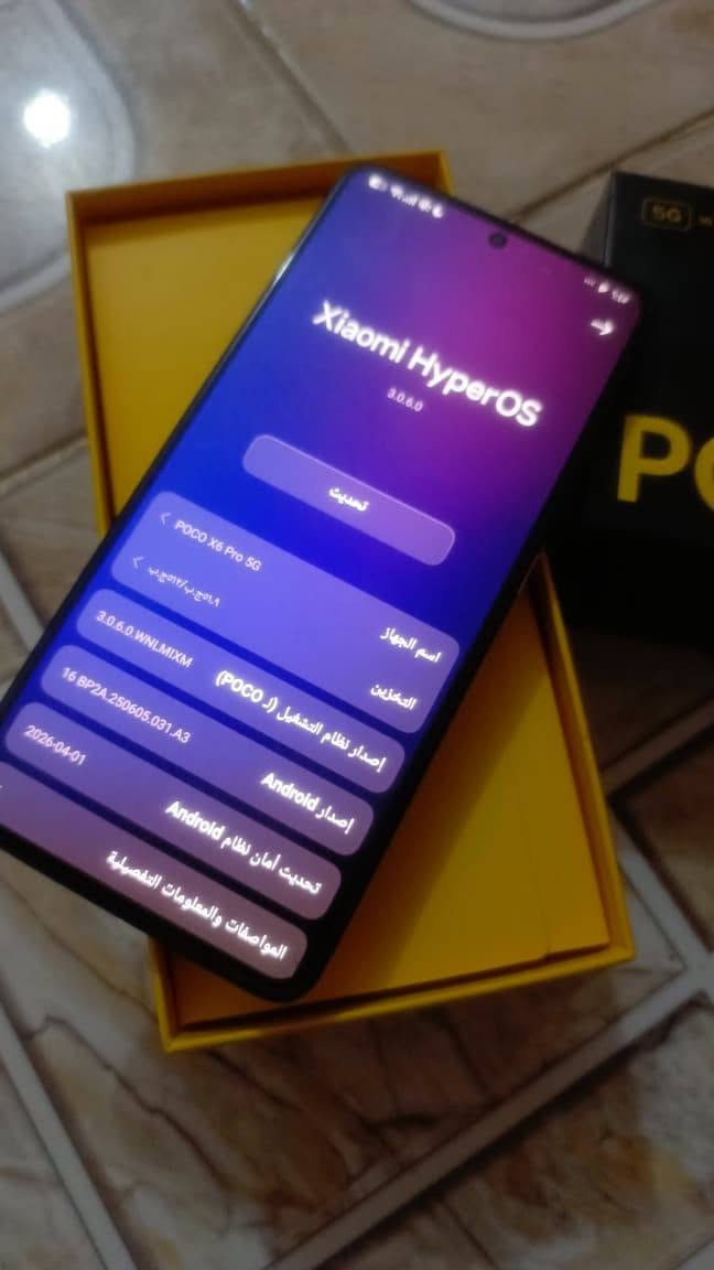 POCO X6 Pro 5G
الجهاز نضيف مداخل صيانه ابد شرط الفحص ذاكره 512 رام 12+12 ملحقاته كارتون و لاسق شاشه و كفر اصلي فقط الشاشه بيها فطر صغير كلش ممبين ابد لللمراوس بجهاز قوي رايده للببجي


**إذا كنت صاحب هذا الإعلان وتريد حذفه لأي سبب، رجاءا أرسل رسالة إلى الدعم الفني**