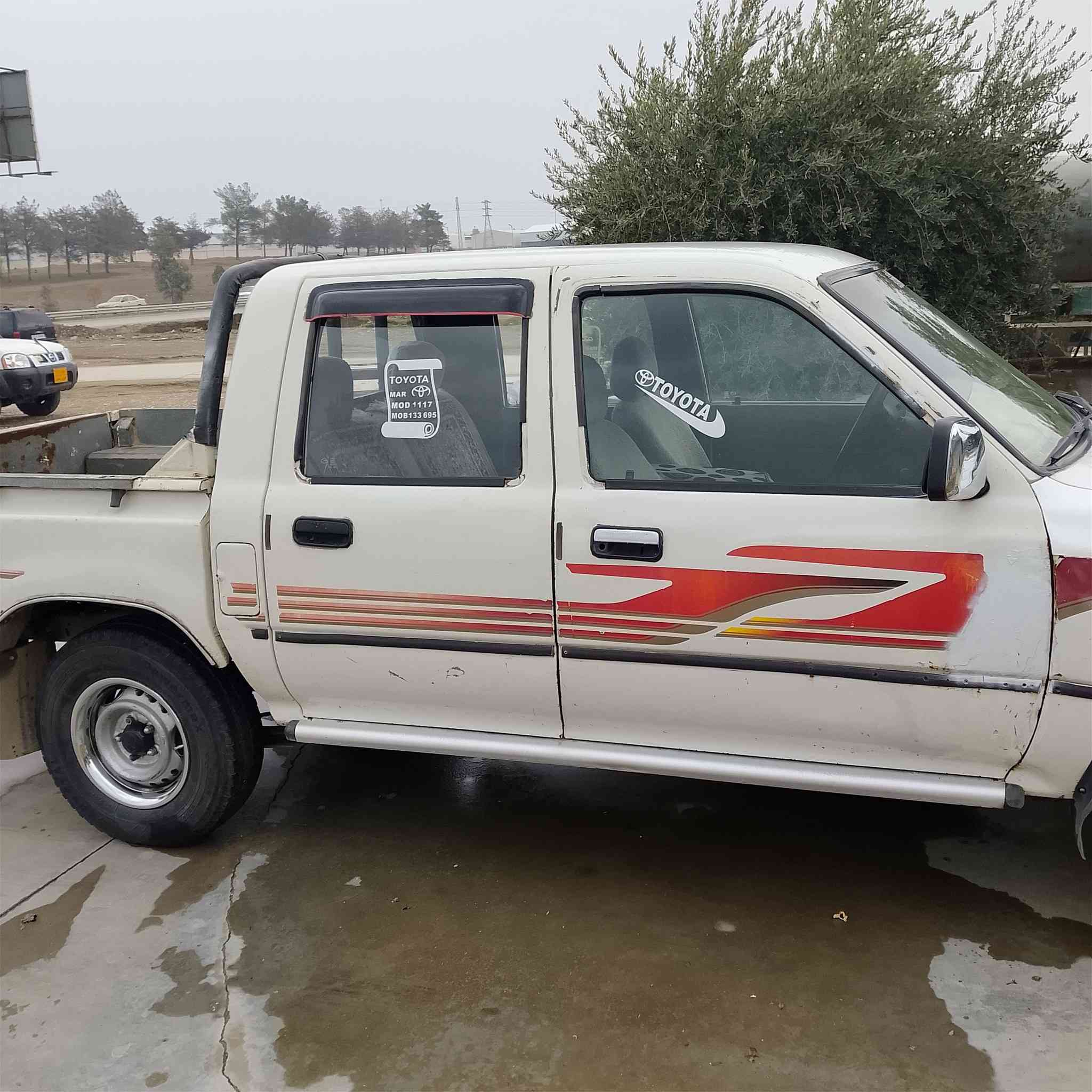 پیکاب مۆدێل 2000ئاڕمی سلێمانی مەکینەسێوای چوارتایەی تازە مەزبووت پێش ودوای تازە داگیراوە ماڵی کەسابەتە***********
