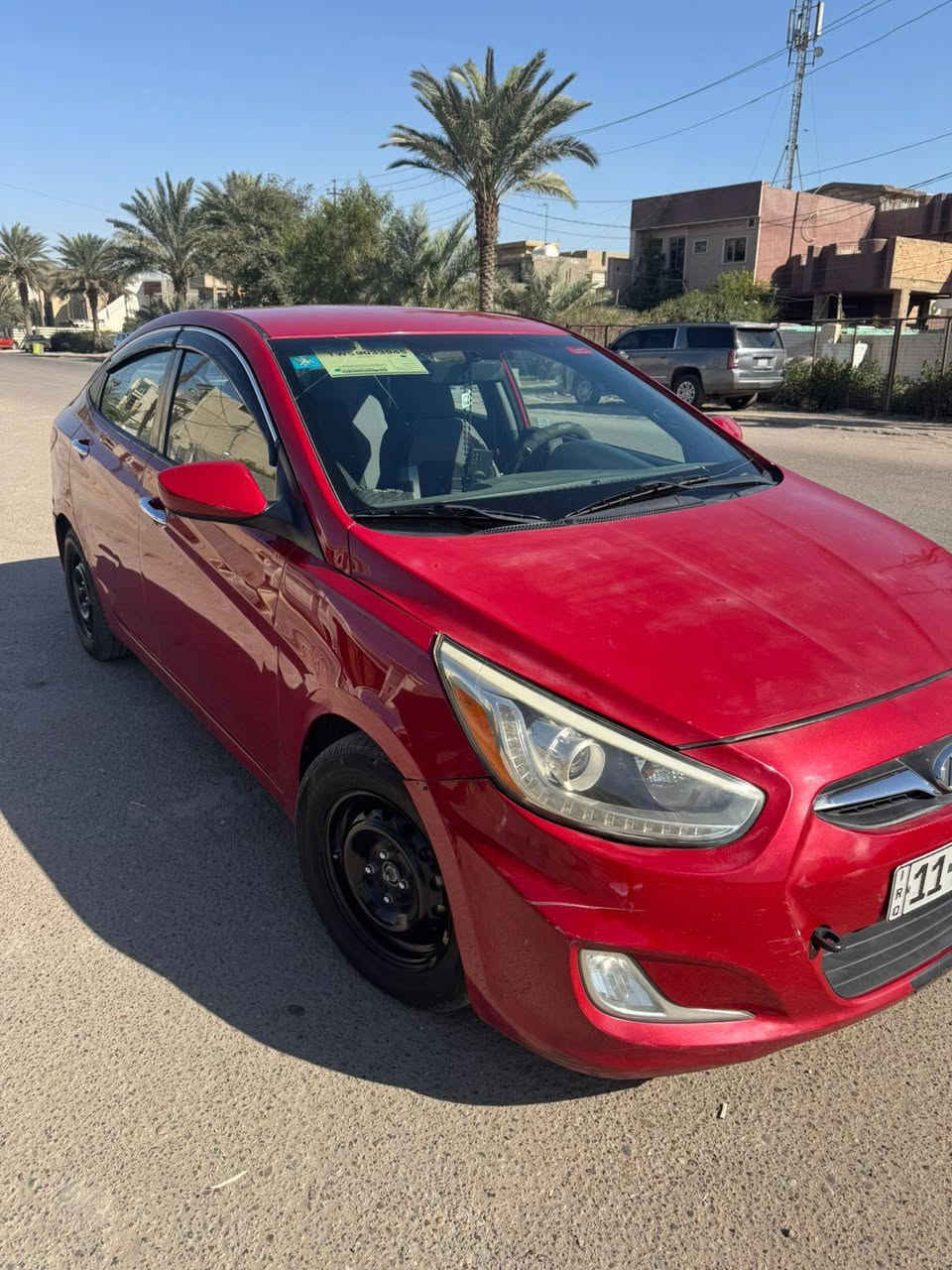 السلام وعليكم للبيع
اكسنت موديل 2014 
وارد امريكي 
حادث السيارة جداً بسيط فقط بنيد بدون دواخل صبغ قطعه وحده بس بنيد 
مكان السيارة بغداد الدورة 
السعر 88$
وبيها مجال بسيط  
***********
