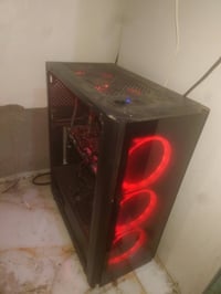 كيس فقط كارت شاشه   GTX 1660 super 6GB + RX 580  معالج i7- 4770  3.40G...