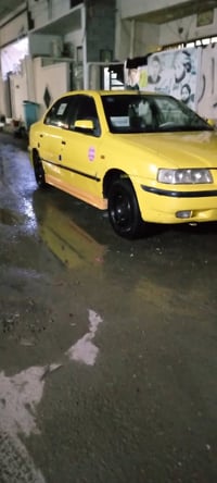 سمند موديل2009 مصفرة تحويل جديد كلشي مابيهة بس لاستيك ولف السعر ٣٠وبيه...