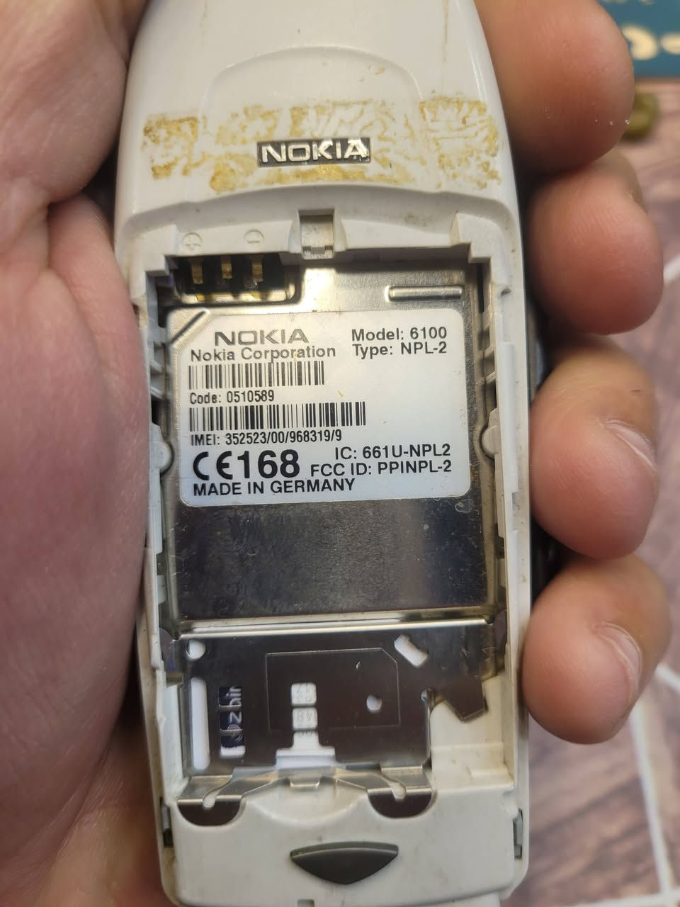 للبيع نوكيا كلاسك صنع الاماني شغال وكامل بورد انكليزي مع الشاحنه يحتاجله قبق بطاريه ويرهم مراوس


**إذا كنت صاحب هذا الإعلان وتريد حذفه لأي سبب، رجاءا أرسل رسالة إلى الدعم الفني**