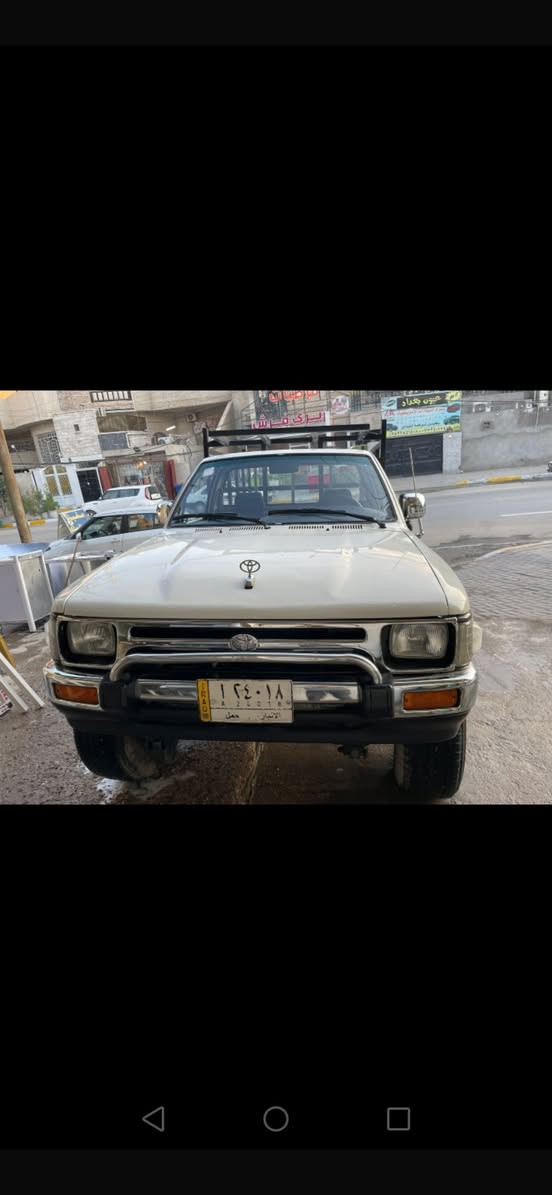 سلام عليكم بيكم تيوتا موديل 90 المكان بغداد السعر 85 وبيها مجال رقم ‭٠٧٧٥ ٢٤٢ ٦٤٩٣‬
