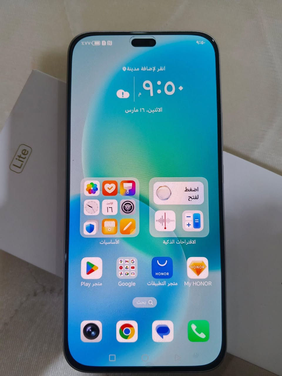 السلام عليكم جهاز هونر 400 ذاكرة 256 رام 8 مستخدم قليل كلش ملحقاته كاملة سعرة 350 وبي مجال لشراي الاتصال *********** عمارة, ميسان
