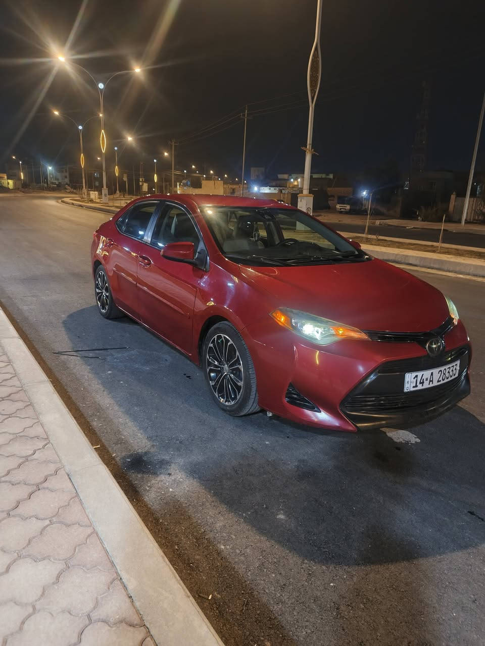 كورلا مديل ١٨سنويته بسمي شرط التحويل
ماشيه ١١٠ كير محرك كفاله شرط برغي مامفتوح بيهن
السياره مكفوله من الضربه والتبديل والصبغ بيه بارد بلباب موضح بسونار السياره تقرير كل نقص مابيه  
السعر ١٤٠ رقم تلفون ***********
