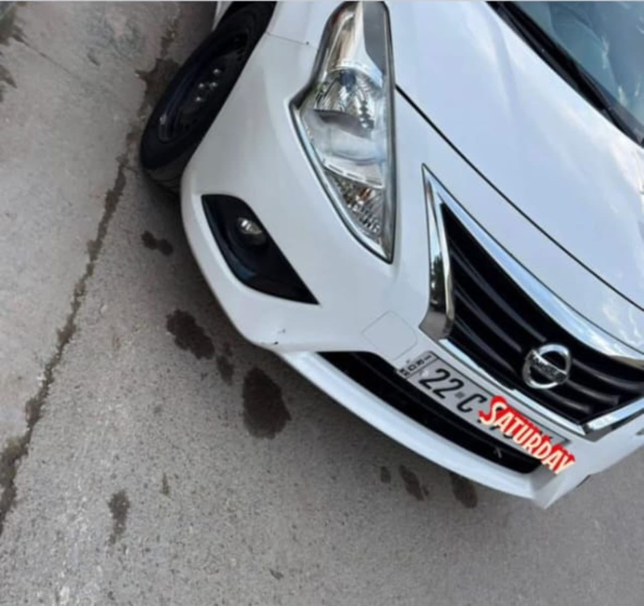 نيسان سني هندي موديل 22 (هندي)
كفاله عامة
ماشيه 45 الف كيلو 
رقم اربيل تحويل ثاني يوم 
بيه بارد بالباب مال صدر فقط 
السياره مسويلهه عزل بشكل كامل 
الجام تظليل عزل 
داش كام 
شاشه كار بلي و اندرويد اوتو لاسلكي
شاشه كبيره +كاميرا دواره
استخدام شخصي وافوله فقط  محسن

للمراوس مع byd فقط
العنوان شارع فلسطين 
***********
***********
