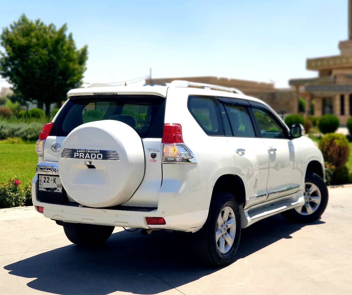 TOYOTA PRADO 
مودیل 2010
مواصفات TXL 
المسافة المقطوعة 190 KM
محرک 4 سلندر
فقط بیها جاملغ صبغ و  ۲ مکان تعدیل بارد
بدون دواخل بدون ایرباگ
داخل بیجي مواصفات خلیجي
کامیرا و شاشە ایباد
ثلاجة
السعر 187 ورقە و مجال قلیل
کیر + محرک + تبرید + تحویل بشرط
رقم + سنویە + هزە کلها جدید
ملاحظة : فقط قبخ محرك مفتوح
*********** موجود واتساپ ـ ڤایبر أربيل, العراق
