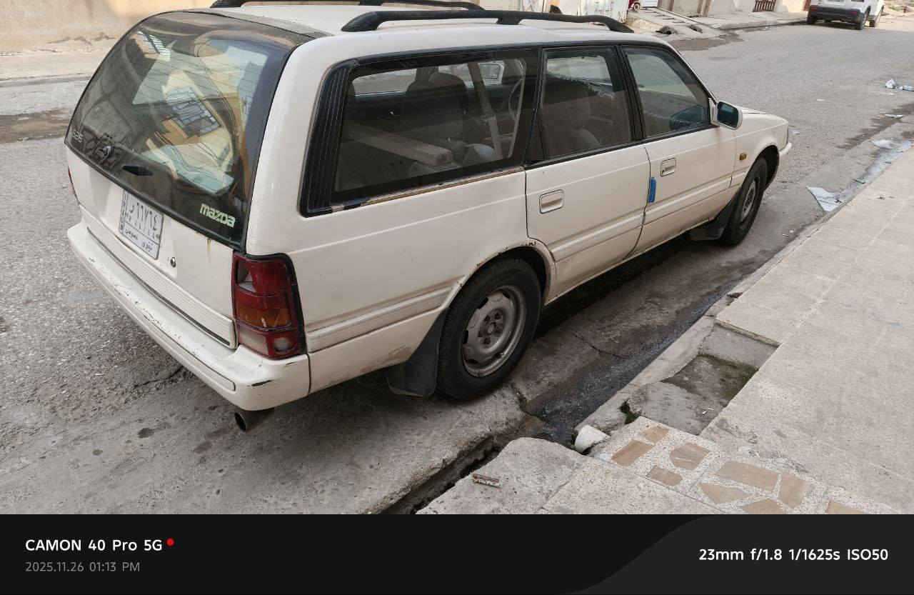 مازدا للبيع 

مازدا ٦٢٦ مديل 95تبريد ثلج رقم  ألماني
 محرك ٢.٢  (محرك +كير شرط )
👈كير  عادي 
👈جام كهرب 
👈لون ابيض
👈 ستيشن
👈 بسمي الشرعي 
👈 مكان  / موصل 
👈موبايل ***********
