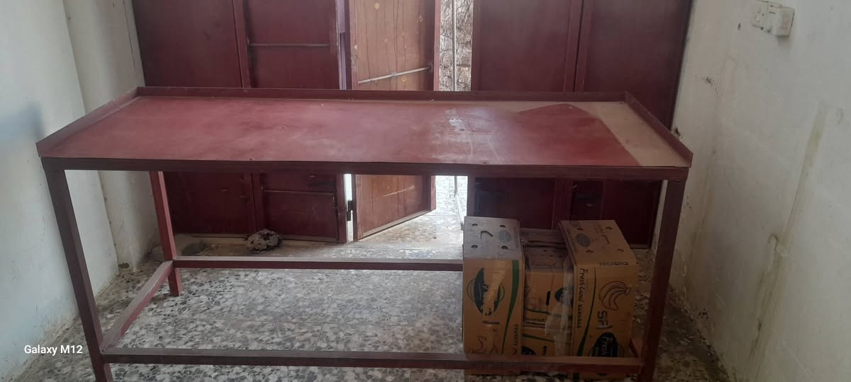 ميز حديد طوله 2متر الارتفاع 1متر
العرض 70 سانتيم الاستفسار راسلني


**إذا كنت صاحب هذا الإعلان وتريد حذفه لأي سبب، رجاءا أرسل رسالة إلى الدعم الفني**