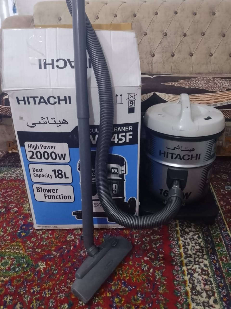 السلام عليكم مكنسه كهربائيه شغاله ونضيفه ستعمال قليل السعر 35 وبيها مجال بسيط الشراي رقم    ***********
