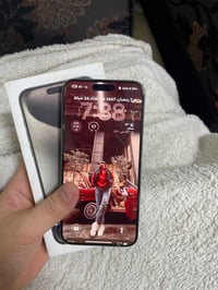 ايفون 15برو ماكس  ذاكره 256 بطارية 88 تلفون زلغ واحد مابي  خلصان الضما...