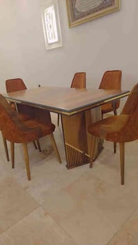 ميز طعام تركي زان ٦ كراسي اخو الجديد ب٤٠٠ قفل 🔐 ماخذي ب٧٥٠ الف الشراي ...
