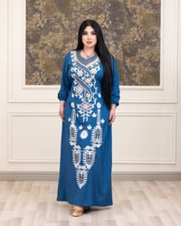 دشداشة نسائي • كشمير مراسي • فري سايز ٣XL