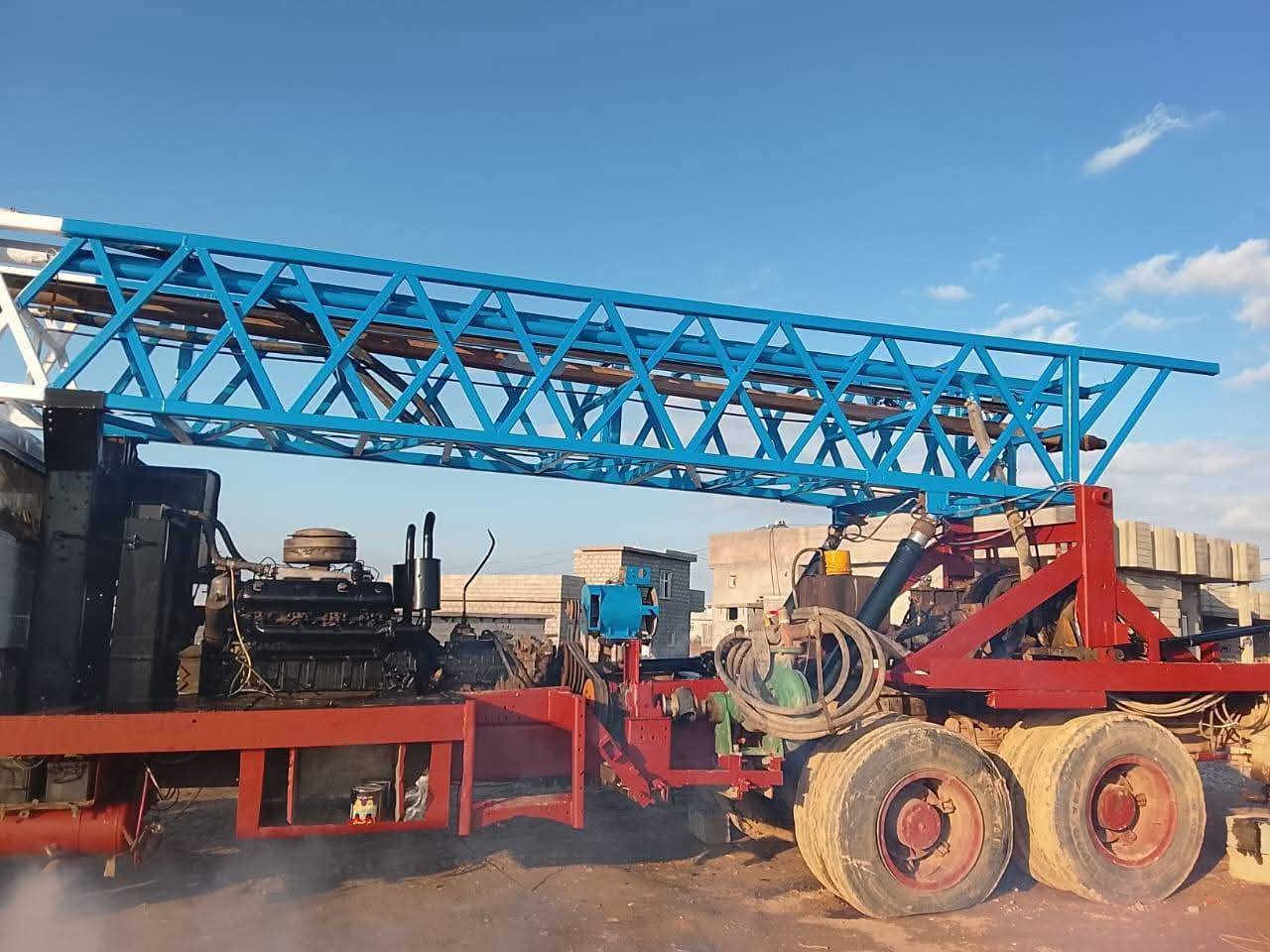 اعاده النشر
بسبب الوعود 
بيع مستعجل 
مكلف بل نشر 
🔴 للبيع جهاز حفر آبار ارتوازية 🔴
• عملي جديد
• الجهاز شغّال وجاهز للعمل
• عدد الأستانات: 20 أستانة
• طول الأستانة: 9.5 متر
• الحجم: 3.5 إنج
• رقم دولي تحويل ثاني يوم
• السنوية نافذة لغاية 2028
• مناسب لحفر الآبار العميقة
الاتصال على الرقم 
***********
