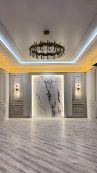 خلفه ديكورات عامه واصباغ داخلي وخارجي الجبس بورد سعر المتر المربع 40ال...