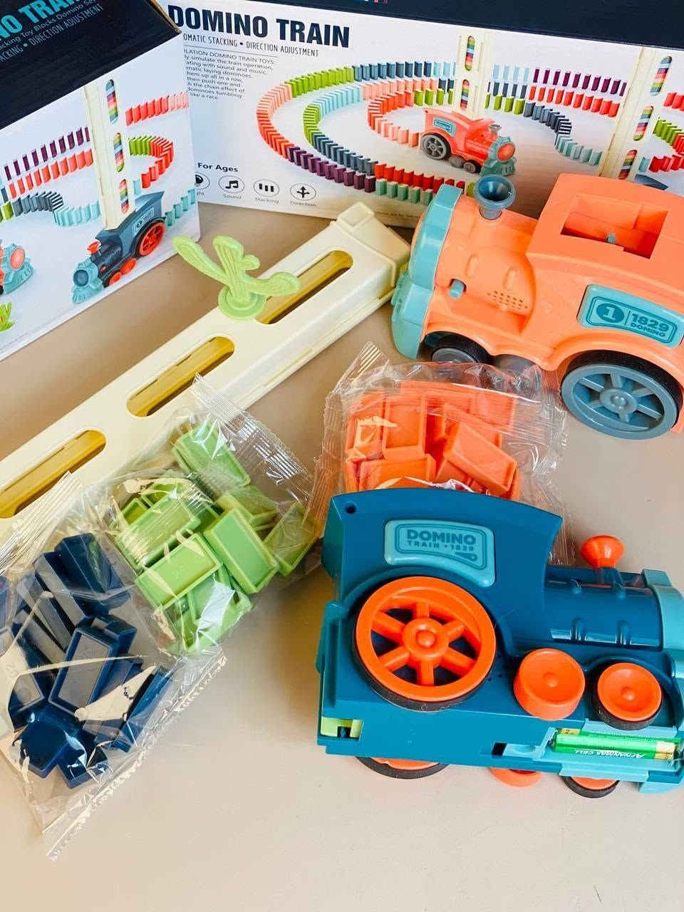 🚂DOMINO TRAIN🚂
قطار الدومينو الذكي لتطوير ذكاء طفلك وهو يلعب في نفس الوقت و يساعد الطفل على التخيل والإبداع . و بتنمي مهارات كثيرة جدآ عند الطفل منها 👇:-
  
❤️ مصممة للكل تبدأ من عمر 3 سنوات واكثر
❤️ تنمي التركيز و التتبع البصري والأدراك  
❤️تنمي مهارة التصنيف حسب اللون
❤️ التوازن و الثبات الحركي و خفة اليد في توجيه القطار
❤️ تصميم أشكال مختلفة و جميلة بالدومينو
❤️ مفيدة لحالة التوحد لدى الاطفال 🙍🏻‍♂️🙇🏻‍♂️
❤️ كما يمكن قضاء وقت ممتع بها طفلك 👶🏻
❤️تحتوي على ٦٠ قطعة دومينو
❤️صوت وضوء ممتع تعمل على البطارية #الاصلية
السعر ١٢  الاف 
🚘يوجد خدمة توصيل لجميع محافظات العراق


**إذا كنت صاحب هذا الإعلان وتريد حذفه لأي سبب، رجاءا أرسل رسالة إلى الدعم الفني**