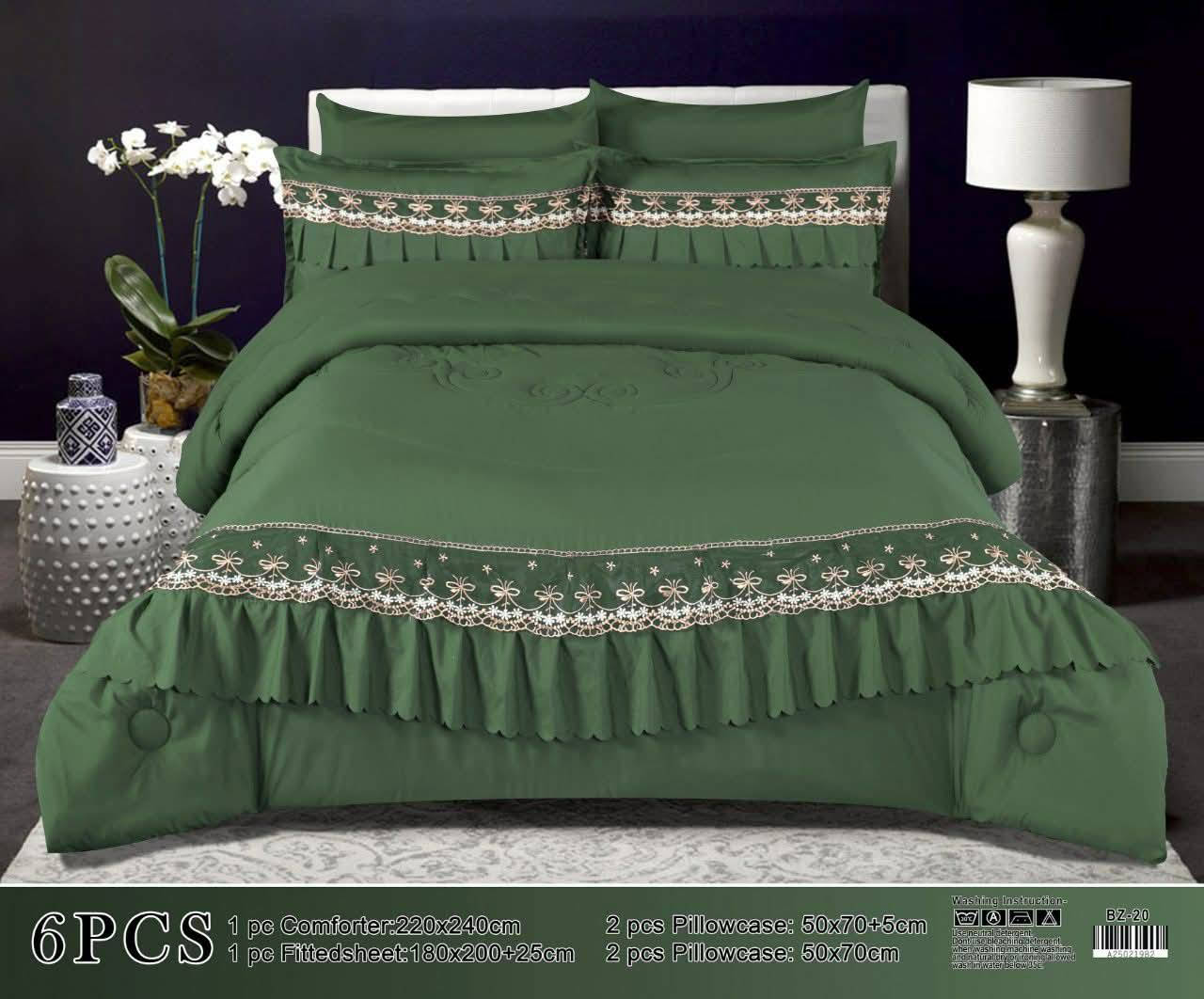 *❤️‍🔥اللهم صل على محمد وآل محمد❤️‍🔥*
*لحاف نفرين 6 قطع قماش   درجه اولى*
----------------------
المحتويات:
1 قطعه لحاف قياس كبير 240*220
1 قطعه شرشف لاستيك 180*200 ارتفاع 25
2 وجه مخدة 50*80
2وجه مخدة سادة 50*70
*🔥بسعر 40 الف فقط 🔥*


**إذا كنت صاحب هذا الإعلان وتريد حذفه لأي سبب، رجاءا أرسل رسالة إلى الدعم الفني**