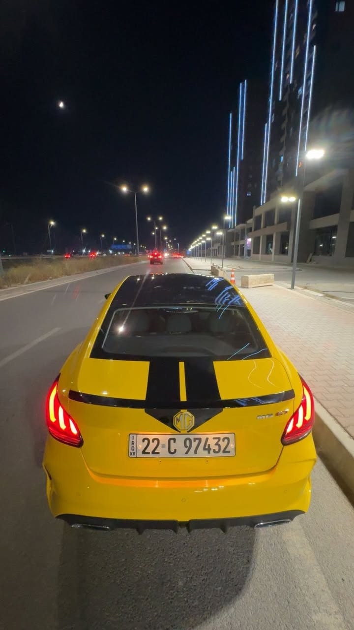 Mg موديل 2023
ماشيه 45mi
محرك 1500 تنفس طبيعي المرغوب
كلين بيها مكانتين بارد 
السونار مرفق ويا الصور
بسمي سرفس كامل 
تخم تايرات حداديه 100%
بدون اي نقص
سعر 99 وبيها مجال بسيط
رقم التلفون ***********
مكان اربيل
