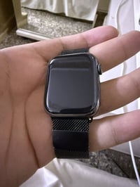 ابل واتش جيل 7 اصدار الستانلس ستيل لون الاسود الكرافيت ( اصدار خاص )  ...