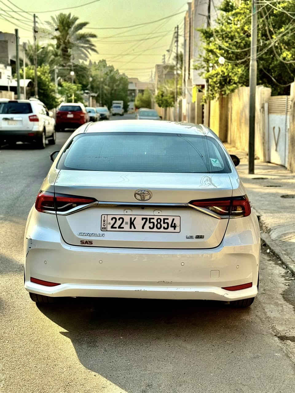 للبيع كورلا 2023 وكالة ساز بانزين فقط السياره فول مواصفات فتحه سقف شاشه كبيره تحكمات ستيرن مري شفط داخل لونين السياره ماشيه بال50 الف السياره بيها فقط الحادث اللي بالصوره اثر حادث دراجه السياره رقم اربيل دولي 

اخواني السعر 162 وبيها مجال للجاد واللي يريد يشتري يمرلي ويشلع عيوني وبرسم الخدمه اني 

مكانها بغداد المعالف - الاعلام او القادسيه 
***********
