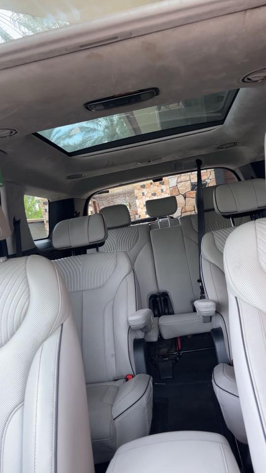 للبيع بلسايد𝟑2024𝐇𝐲𝐮𝐧𝐝𝐚𝐢 𝐏𝐚𝐥𝐢𝐬𝐚𝐝𝐞𝐆𝐚𝐥𝐥𝐢𝐠𝐫𝐚𝐩𝐡𝐲✅
هیوندای بالیسید (كلگرافي) موديل : 2024

اللوان: ماروني 

عدد المقاعد : 7راكب

عداد المسافه : ٦٠ الف كيلو متر قابل للزياده

حجم المحرك : V6  /  3.8L ( 6.سلندر )

الضرر  بنيد فقط 

كافة الايرباكات سليمة 100% 

المواصفات (𝐆𝐀𝐋𝐋𝐈𝐆𝐑𝐀𝐏𝐇𝐘)

فول فول مواصفات 1/1

فتحة سقف عدد (2) (بانورما)

سقف كنــــتارا

تتقدم وترجع بريمونت

شاشة عرض داتــــاشــــو

كيج الكــــتروني

انــــارة دشبول وأبواب محيطيه متعددة الألوان

بصمة ابواب

بصمة تشغيل

تشغيل عن بعد (𝐑𝐄𝐌𝐎𝐓𝐄 𝐒𝐓𝐀𝐑𝐓)

شاحن هاتف لاسلكي

شاشة دشبول ديجيتال

سماعات هارمان كاردن عدد 16

عداد كاميرات 5

كاميرا 360

كاميرا امامي

كاميرا جانبي

كاميرا خلفي

شفتات استيرن

هاند بريك بصمة

اوتو بارك (𝐀𝐔𝐓𝐎 𝐏𝐀𝐑𝐊)

اوتو هولد (𝐀𝐔𝐓𝐎 𝐇𝐎𝐋𝐃)

اوتو ستارت (𝐀𝐔𝐓𝐎 𝐒𝐓𝐀𝐑𝐓)

اوتو ستوب (𝐀𝐔𝐓𝐎 𝐒𝐓𝐎𝐏)

رادار 360

رادار امامي (تحديد مسار)

رادار جانبي  (نقاط عمياء)

رادار خلفي (التحذير من الاصطدام)

حساسات 360

حساسات امامي

حساسات جانبي

حساسات خلفي

نظام (𝐒𝐌𝐀𝐑𝐓)

نظام (𝐒𝐏𝐎𝐑𝐓)

نظام (𝐂𝐎𝐌𝐅𝐎𝐑)

نطام (𝐄𝐂𝐎)

كشنات (𝐕𝐢𝐩)

كشنات مساج

كشنات جلد

جميع كشنات كهربائي

كشنات خزن+ميموري

كشنات تبريد امامي وخلفي

كشنات هيتر  امامي وخلفي

تحكمات استيرن

استيرن هيتر

تبريد لمس

تبريد مركزي

صندوق شفط كهربائي

لايتات (𝐋𝐄𝐃) لید عدسة زينون

بكلايتات (𝐋𝐄𝐃) لید

ويل كروم

مرقم بغداد

رقم الهاتف :***********

السعر :355  ورقه بيها مجال جدا بسيط
